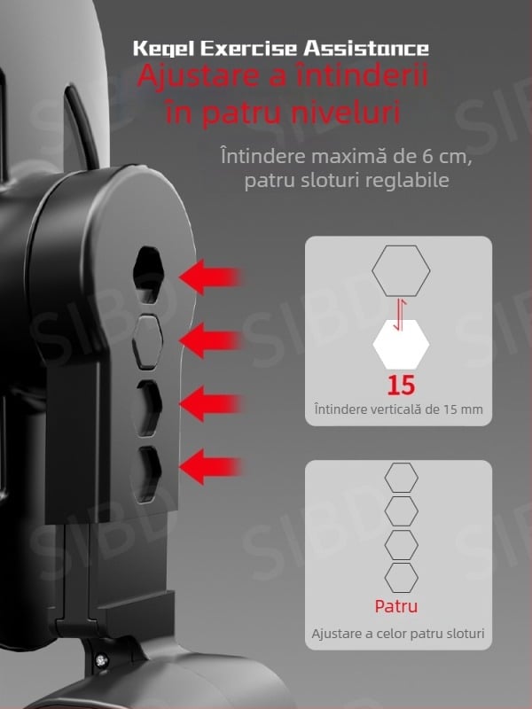 Antrenor Kegel pentru bărbați și dispozitiv de exerciții pentru picioare, antrenarea mușchilor pelvieni, remodelarea coapselor interioare, utilizare acasă