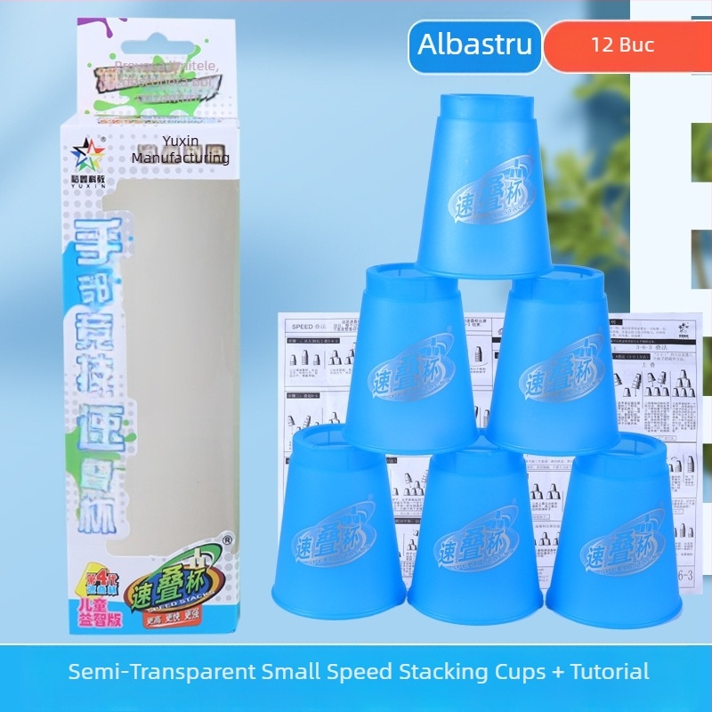 Set Yuxin de pahare stivuite – jucărie educativă din plastic pentru copii 7–14 ani, dezvoltă coordonarea mână-ochi, 3C certificat (cod 2009152203003176)