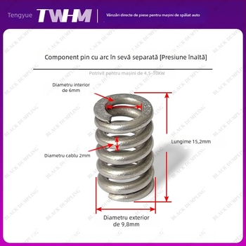 Set pistolă de spălat cu presiune înaltă pentru mașini cu întrerupător de oprire automată, valve de presiune și cutie micro-switch
