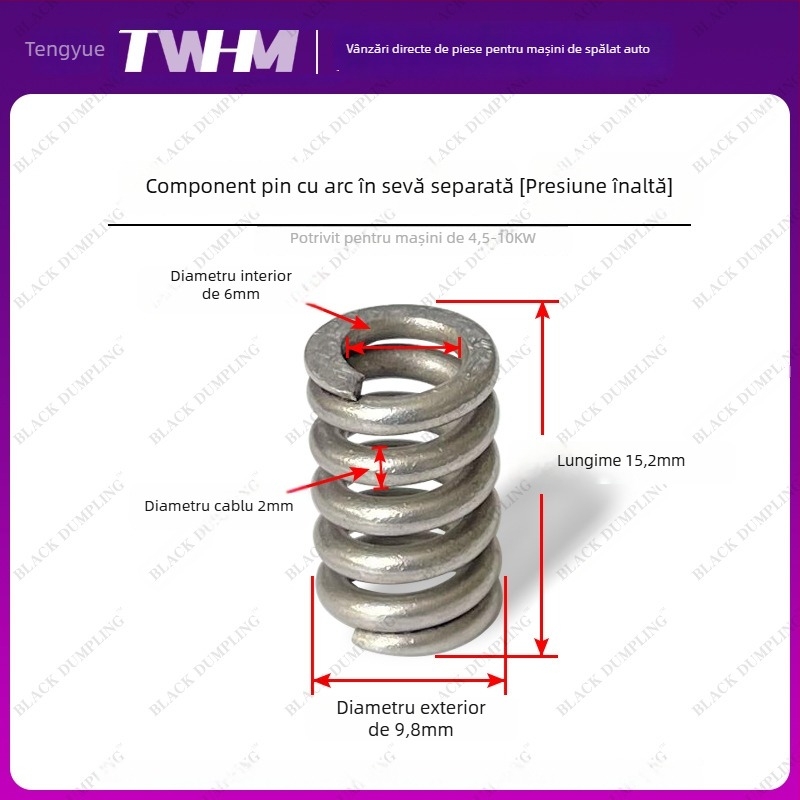 Set pistolă de spălat cu presiune înaltă pentru mașini cu întrerupător de oprire automată, valve de presiune și cutie micro-switch