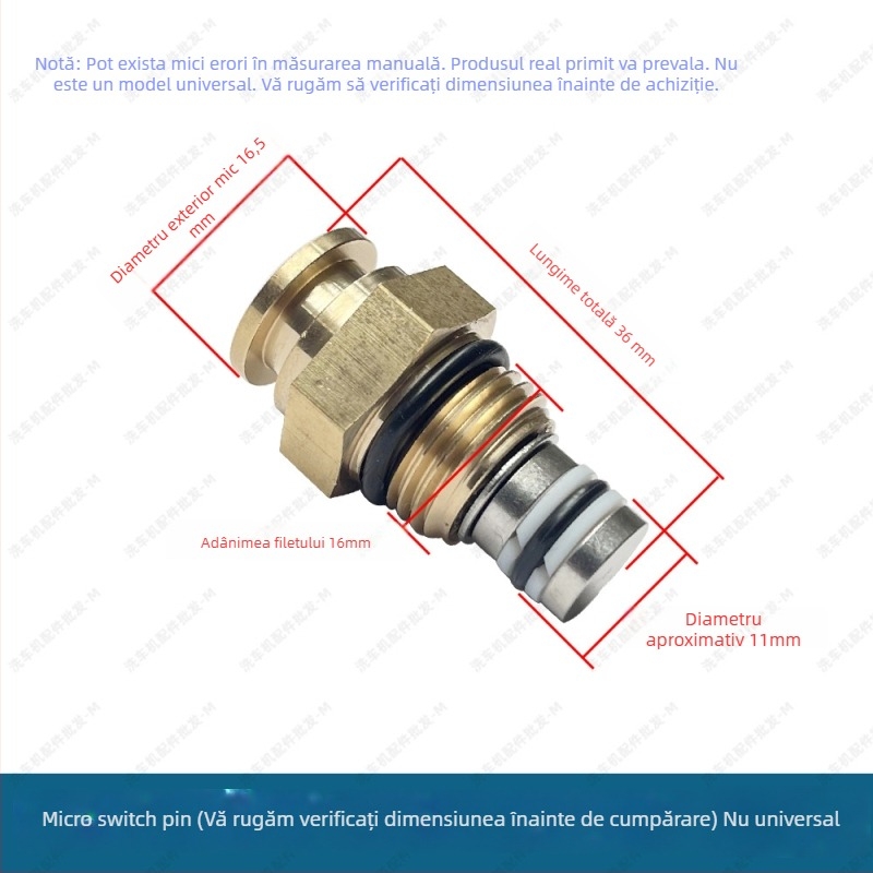 Set pistolă de spălat cu presiune înaltă pentru mașini cu întrerupător de oprire automată, valve de presiune și cutie micro-switch