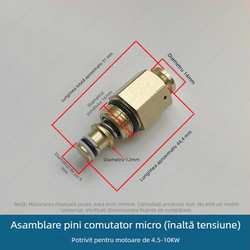 Set pistolă de spălat cu presiune înaltă pentru mașini cu întrerupător de oprire automată, valve de presiune și cutie micro-switch