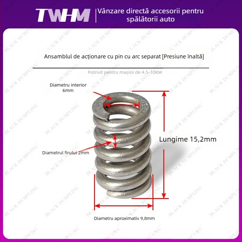 Set pistolă de spălat cu presiune înaltă pentru mașini cu întrerupător de oprire automată, valve de presiune și cutie micro-switch