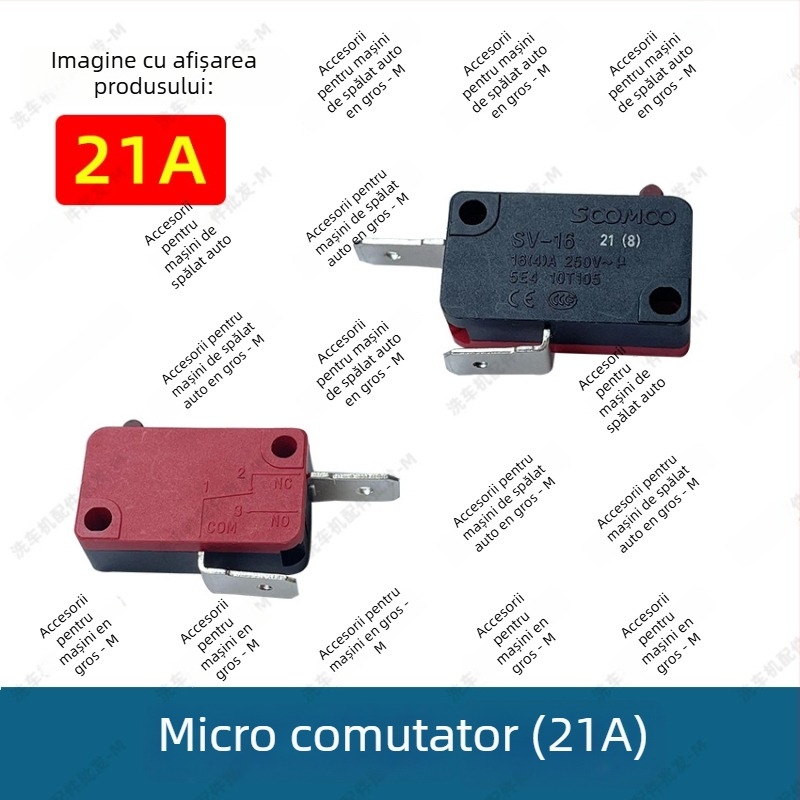 Set pistolă de spălat cu presiune înaltă pentru mașini cu întrerupător de oprire automată, valve de presiune și cutie micro-switch