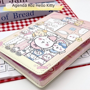 Caiet de notițe cu copertă din piele artificială | legare cu sârmă | hârtie din pulpă de lemn 80 g/m² | 100–200 de pagini