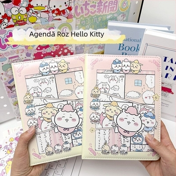 Caiet de notițe cu copertă din piele artificială | legare cu sârmă | hârtie din pulpă de lemn 80 g/m² | 100–200 de pagini