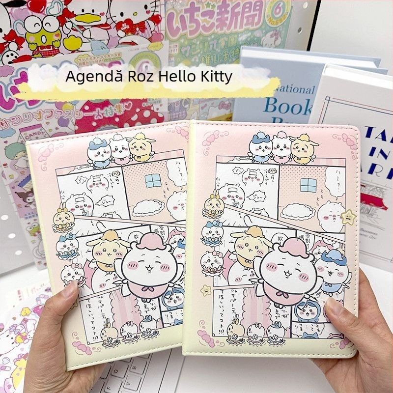 Caiet de notițe cu copertă din piele artificială | legare cu sârmă | hârtie din pulpă de lemn 80 g/m² | 100–200 de pagini