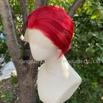 Perucă cosplay cu front lace 13x4, stil natural, fibră rezistentă la temperaturi înalte, potrivită pentru toate formele feței