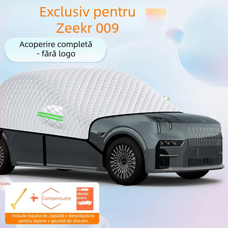 Husă parbriz față auto – folie de aluminiu, design îngroșat, culoare solidă, potrivire universală