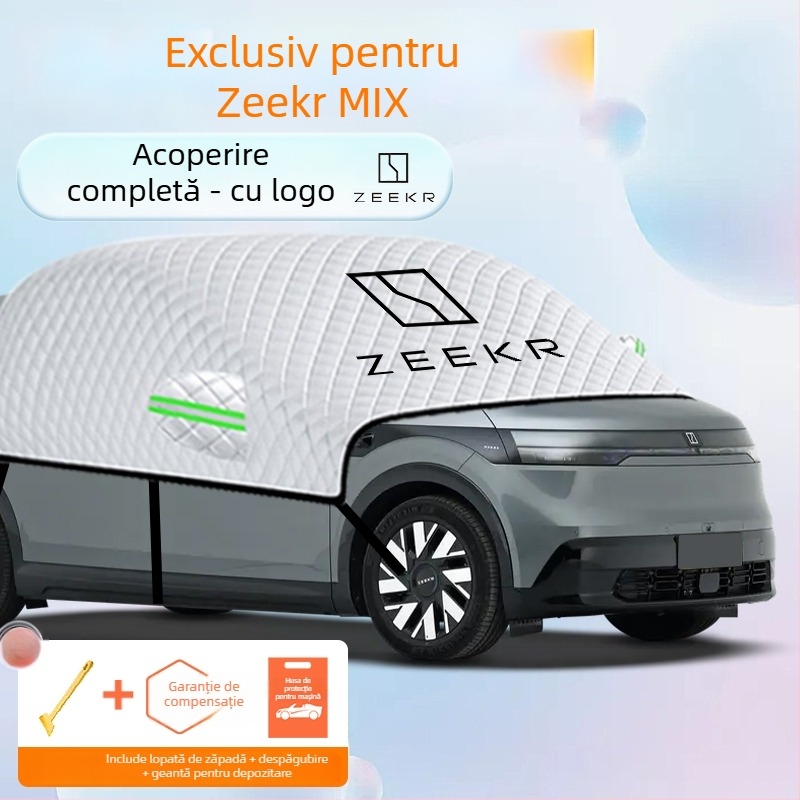 Husă parbriz față auto – folie de aluminiu, design îngroșat, culoare solidă, potrivire universală