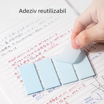 Deli BT470 Etichete indicator gradient, 25 mm × 51 mm, 4 × 25 coli, tip film, scris, culori amestecate