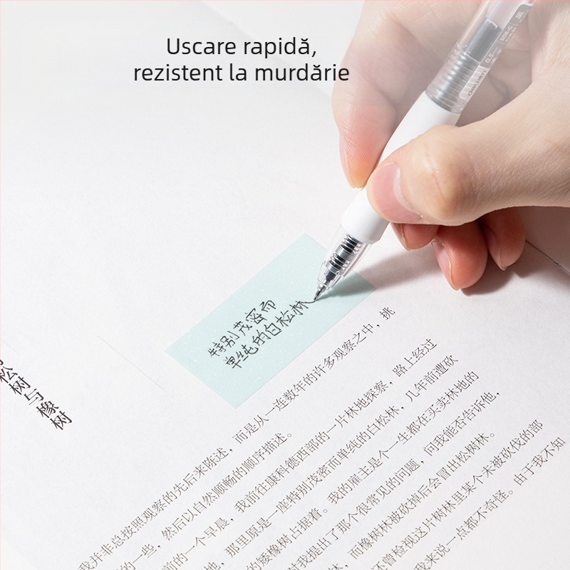 Deli BT470 Etichete indicator gradient, 25 mm × 51 mm, 4 × 25 coli, tip film, scris, culori amestecate