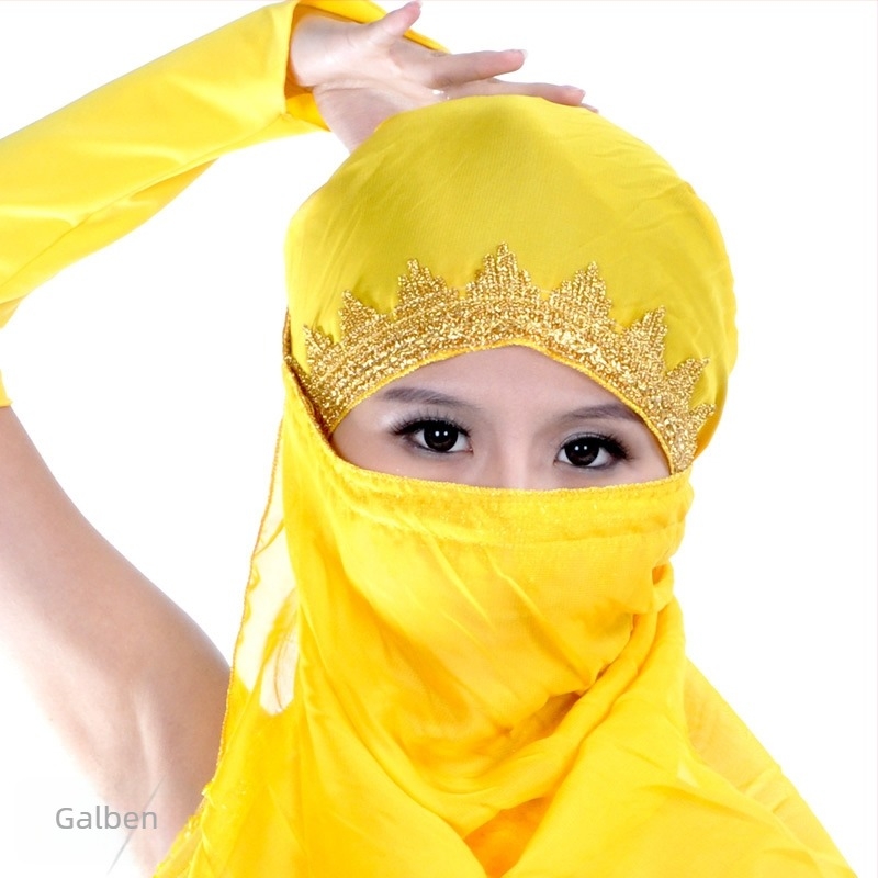 Voal pentru dansul burii - voal, 100% poliester, unisex, model solid, pentru toate anotimpurile