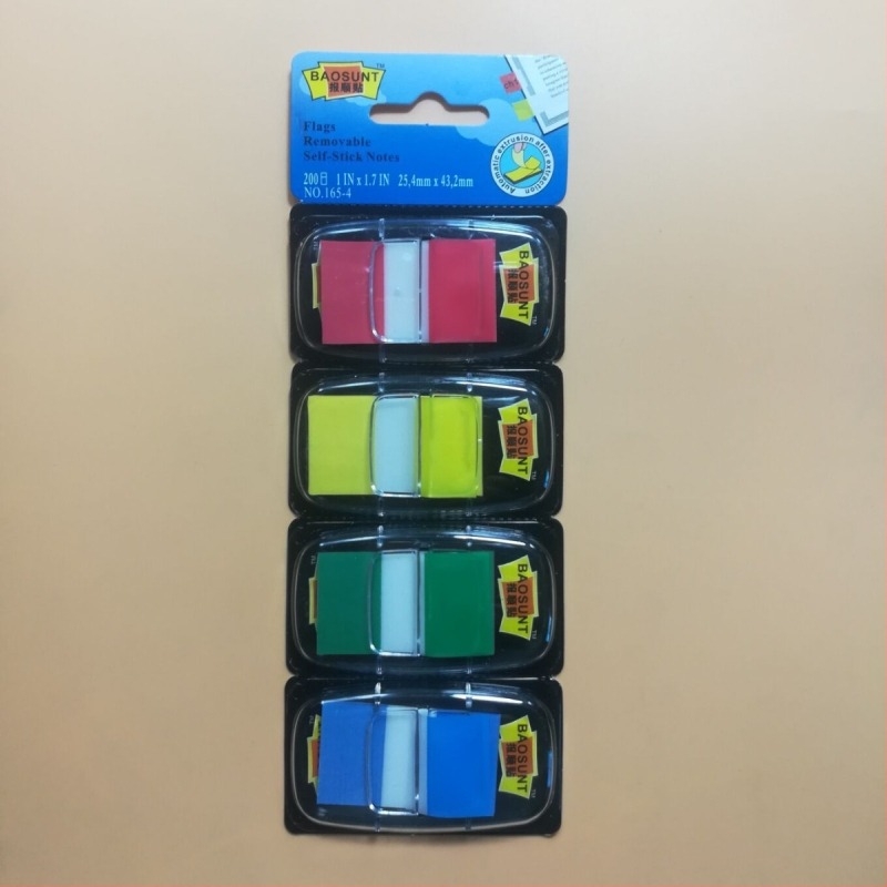 PS-254 Etichetă scrisă manual — material BOPP/PET, bandă de note lipicioase glisantă, două fețe, 50 etichete pe pagină, personalizare disponibilă