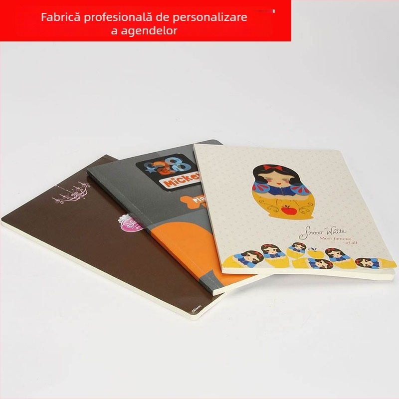 Linebook 01 Notebook cu legare prin adeziv, copertă din hârtie, hârtie interioară specială, 50–100 pagini