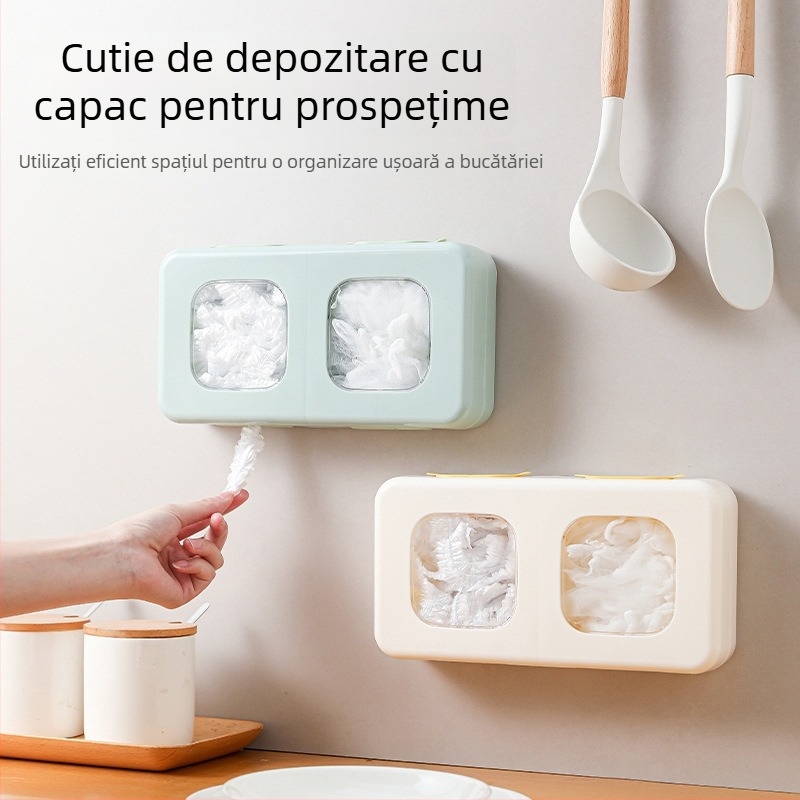 Cutie de depozitare montată pe perete – Youren YR1220, PP+TPR+PS, stil japonez