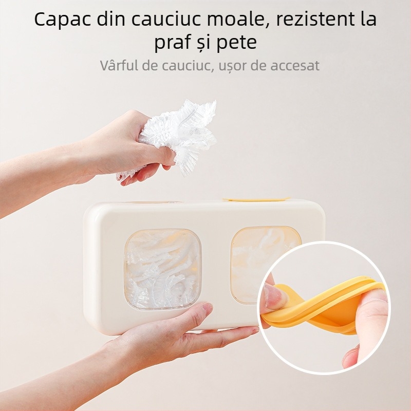 Cutie de depozitare montată pe perete – Youren YR1220, PP+TPR+PS, stil japonez