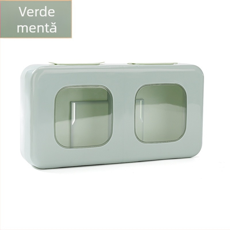 Cutie de depozitare montată pe perete – Youren YR1220, PP+TPR+PS, stil japonez