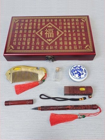 Pix amintire Lanugo pentru păr fetal – kit DIY cu componente metalice, ambalaj în pungi