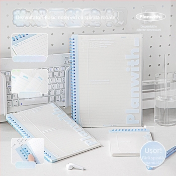 Rosyposy Caiet cu spiral moale, 50 de pagini, hârtie 100 g/m²