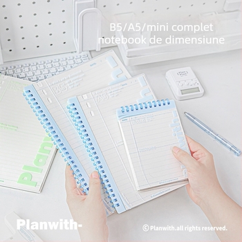 Rosyposy Caiet cu spiral moale, 50 de pagini, hârtie 100 g/m²