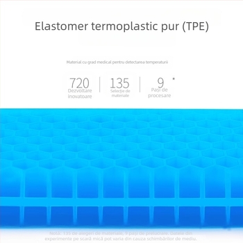 Perneu pentru scaun auto Mairichi, material TPE, design respirabil cu celule hexagonale, gata pentru etichetare privată