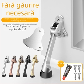 Stop de ușă cu partea superioară din cauciuc, corp din aliaj, model 1, stil chinezesc nou