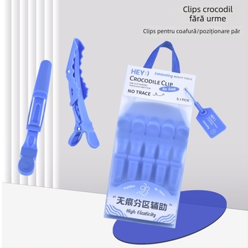 Clește de păr Marianne – clip crocodil fără cusur, ușor de folosit pentru separarea părului – Model 9020