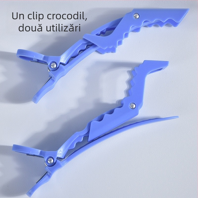 Clește de păr Marianne – clip crocodil fără cusur, ușor de folosit pentru separarea părului – Model 9020