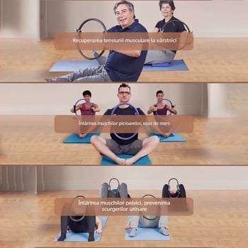 Inel de Pilates, marca Fun, model PLT-236 – accesorii de yoga pentru fitness acasă și antrenament al mușchilor picioarelor