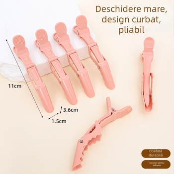 Ouya clip de păr: crocodil și clip de poziționare cu cioc de rață pentru salon și acasă