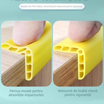 Protecție moale pentru colțuri pentru copii – protecție anti-coliziune a marginilor pereților și a meselor, marca Zheng Ao