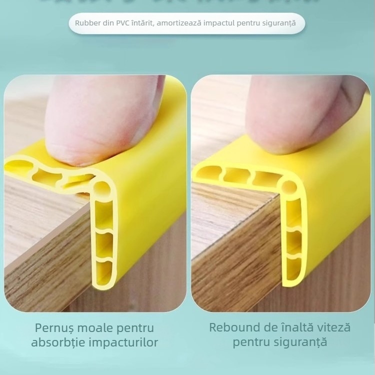 Protecție moale pentru colțuri pentru copii – protecție anti-coliziune a marginilor pereților și a meselor, marca Zheng Ao