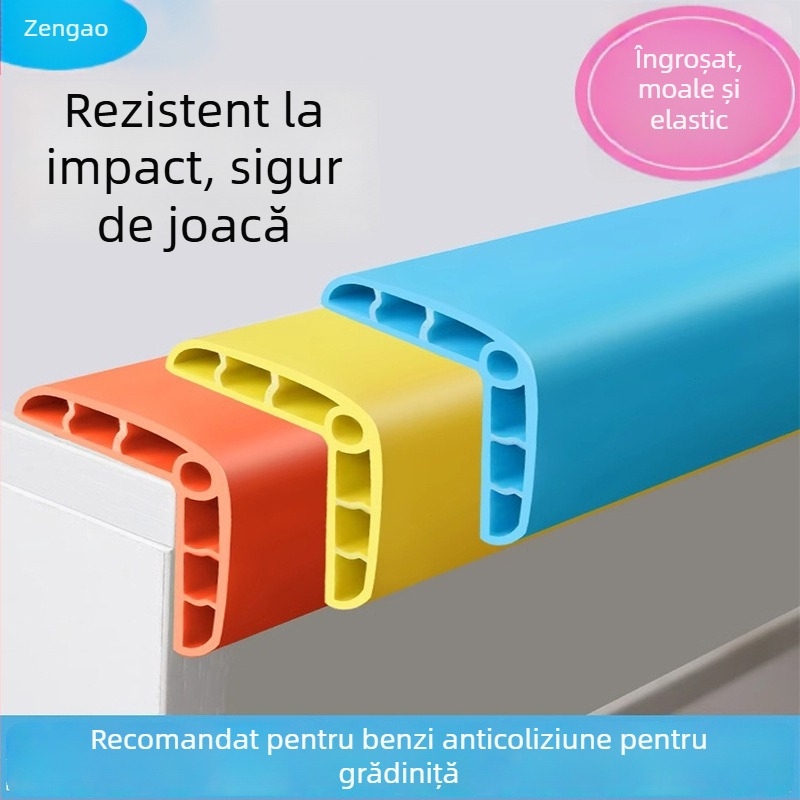 Protecție moale pentru colțuri pentru copii – protecție anti-coliziune a marginilor pereților și a meselor, marca Zheng Ao
