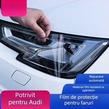 Film TPU pentru faruri Aodi A3/A4 S3/4 – auto-reparare, anti-zgârieturi și rezistent la uzură
