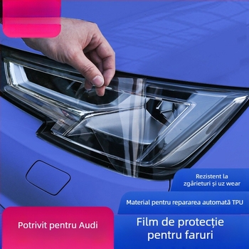 Film TPU pentru faruri Aodi A3/A4 S3/4 – auto-reparare, anti-zgârieturi și rezistent la uzură