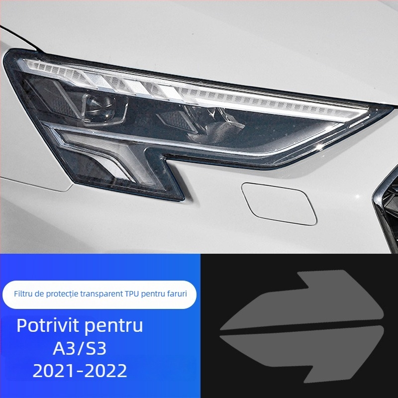 Film TPU pentru faruri Aodi A3/A4 S3/4 – auto-reparare, anti-zgârieturi și rezistent la uzură