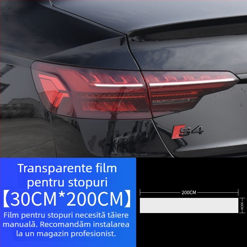 Film TPU pentru faruri Aodi A3/A4 S3/4 – auto-reparare, anti-zgârieturi și rezistent la uzură