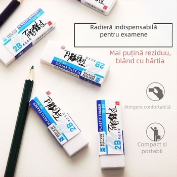 Radieră Double Leaf 801, PVC plastic, stil desen animat, pentru șters