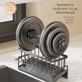 Kaihong organizator plastic pliabil, multifuncțional pentru perete, fără montaj, pentru chiuvetă
