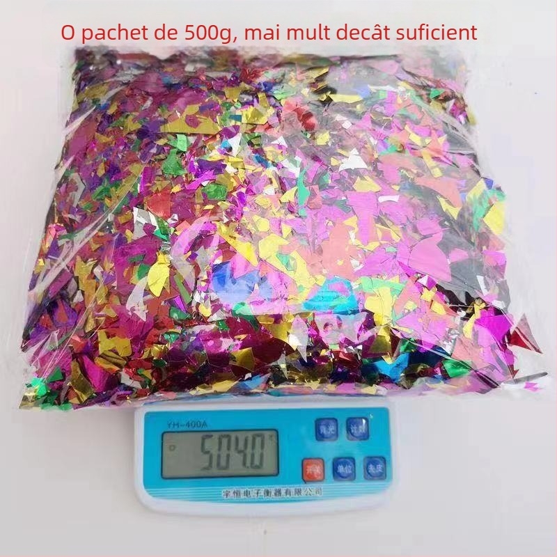 Kit de decor nupțial din plastic cu paiete pentru baloane, brand Happy in red