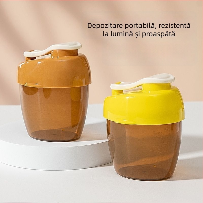 Golden Boy Baby Cutie portabilă pentru lapte praf — porție unică sigilată, recipient de depozitare alimentar, pentru nou-născuți până la 2 ani