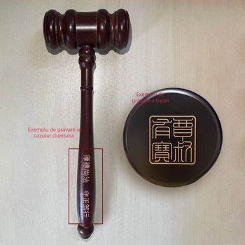 Cioc de judecător din lemn – sandalwood & rosewood, brand JM, design modern minimalist