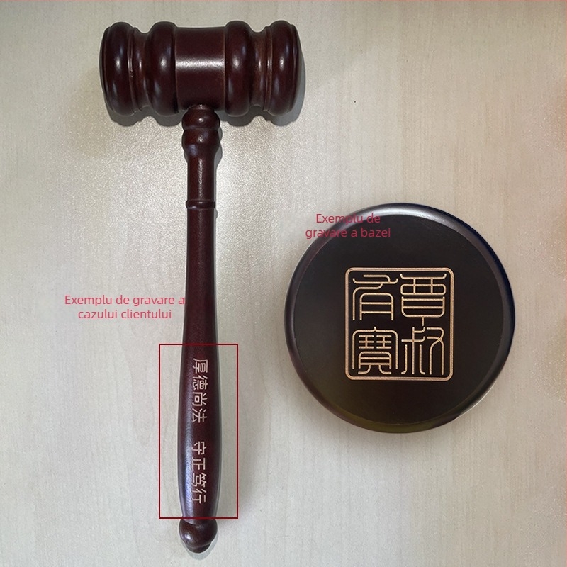 Cioc de judecător din lemn – sandalwood & rosewood, brand JM, design modern minimalist