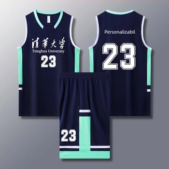 Set personalizat baschet pentru copii – tricou și vestă unisex din poliester, potrivit pentru vară, primăvară și toamnă