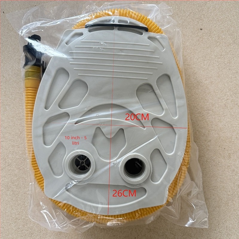 Pompa cu pedală pentru ambarcațiuni gonflabile și caiace, inflator cu pedală, presiune aer 2 psi, greutate 0,7–0,9 kg, accesorii incluse: furtun de aer și duză