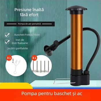 Pompa mini pentru bicicletă, micro pompă, model Dqt-001, tip valvei: Beautiful mouth, pentru bicicletă