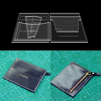 DIY Șablon acrilic pentru imprimare – Suport Carduri și Portofel