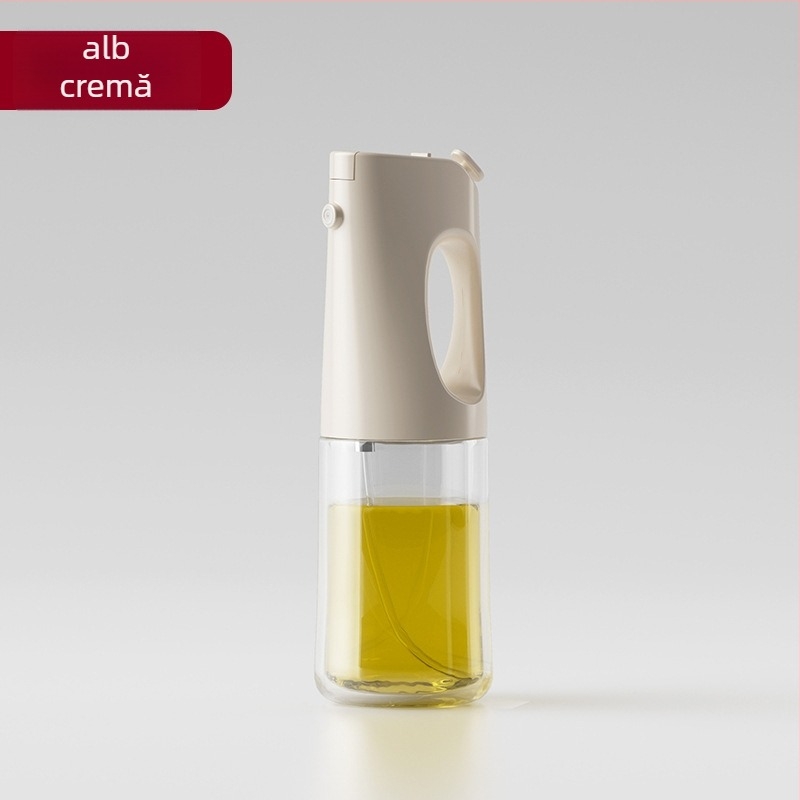 Spray pentru ulei cu pompă, materiale PP+ABS+Sticlă, stil modern minimalist, funcție de pulverizare a uleiului, lansare iarna 2025