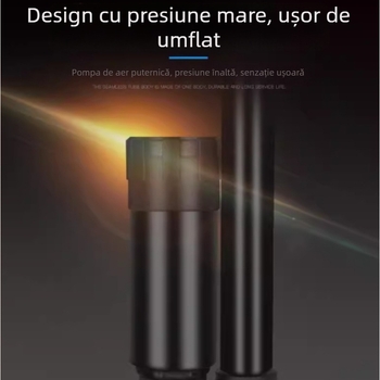 Pompa pentru bicicletă – Model 4647, greutate 300 g, presiune aer 46, include ace, supapă universală